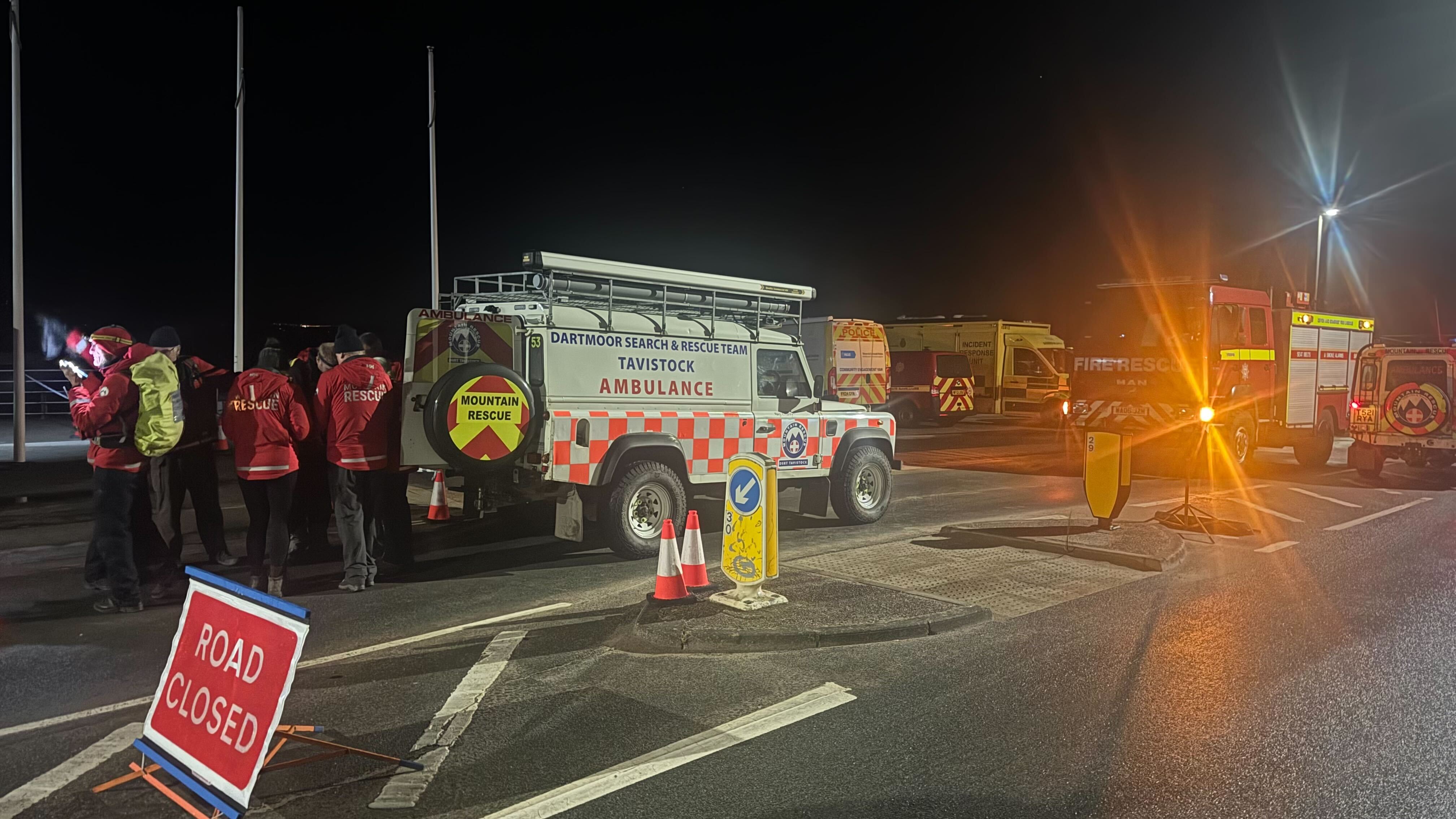 The Team preparing to deploy for mass evacuation of Exmouth