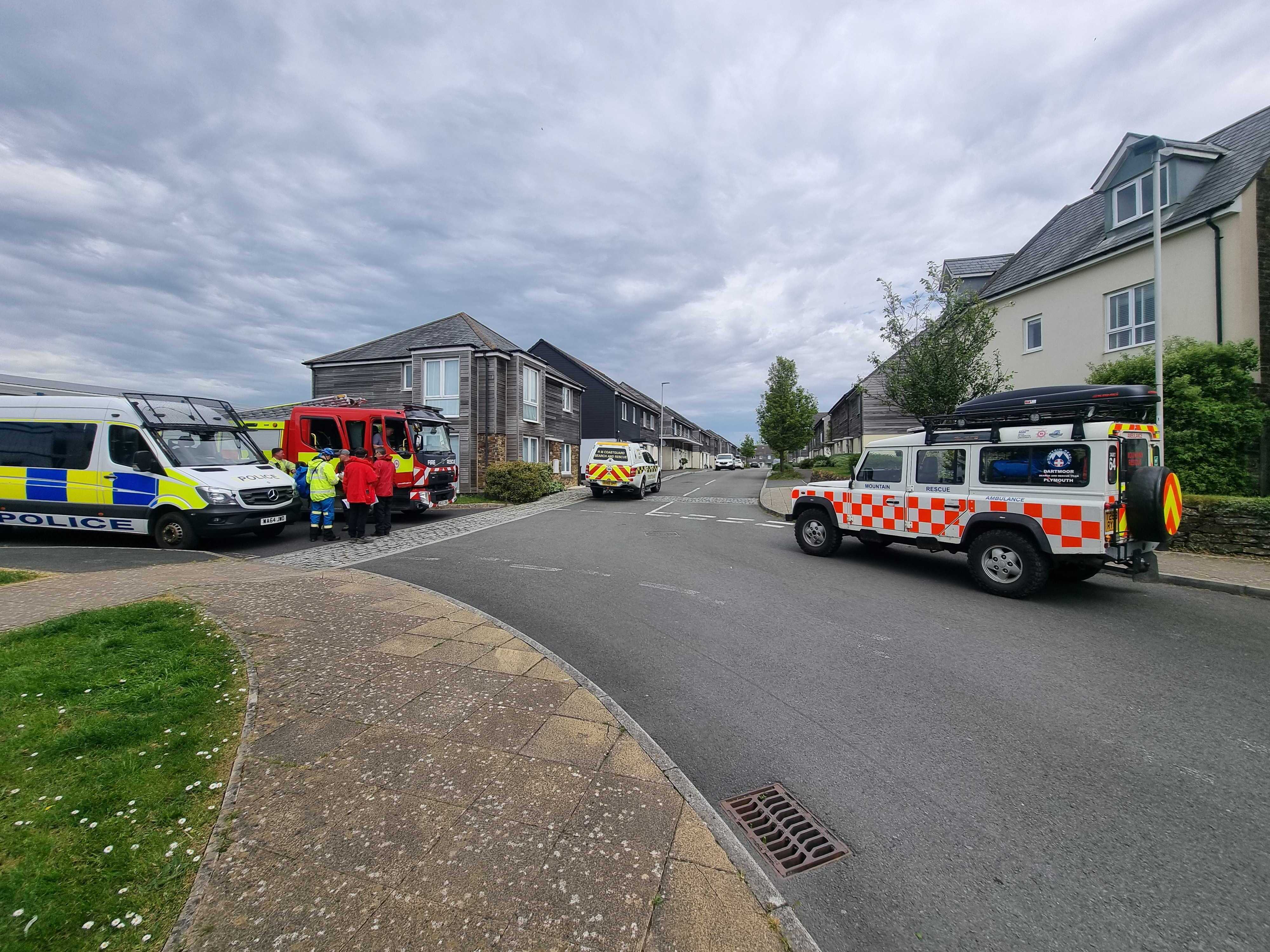 Mass evacuation of Southway, Plymouth